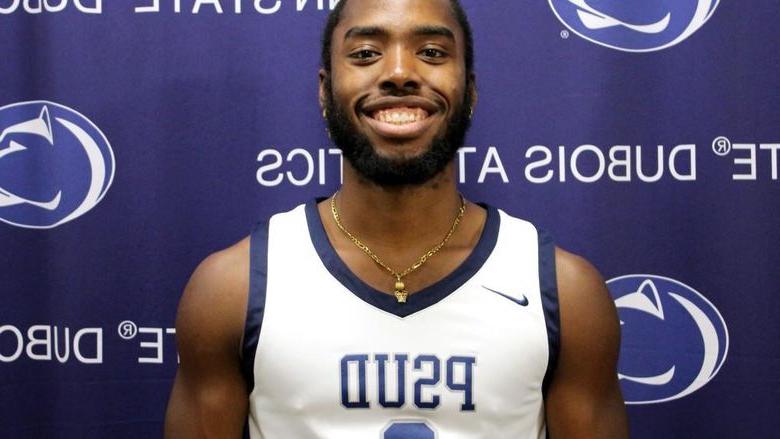 Penn State DuBois senior basketball player Jaiquil Johnson.